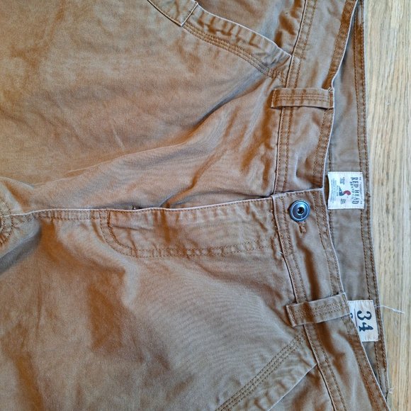 RedHead Canvas Outdoor Pants for Men - Field Khaki - 34x34 - Picture 4 of 12